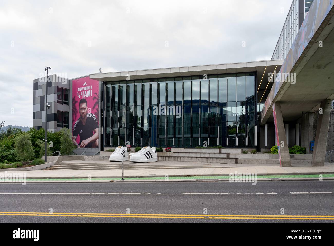 Siège social d'Adidas Amérique du Nord à Portland, Oregon, États-Unis Banque D'Images