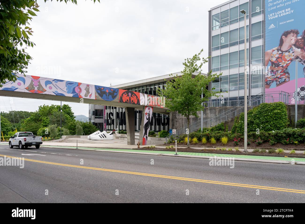 Siège social d'Adidas Amérique du Nord à Portland, Oregon, États-Unis Banque D'Images
