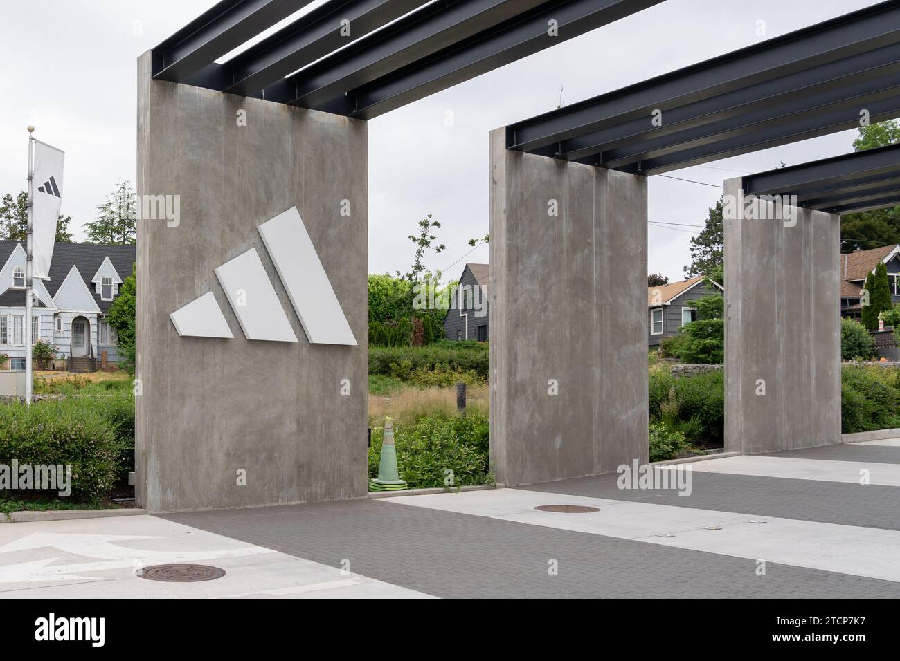 Siège social d'Adidas Amérique du Nord à Portland, Oregon, États-Unis Banque D'Images