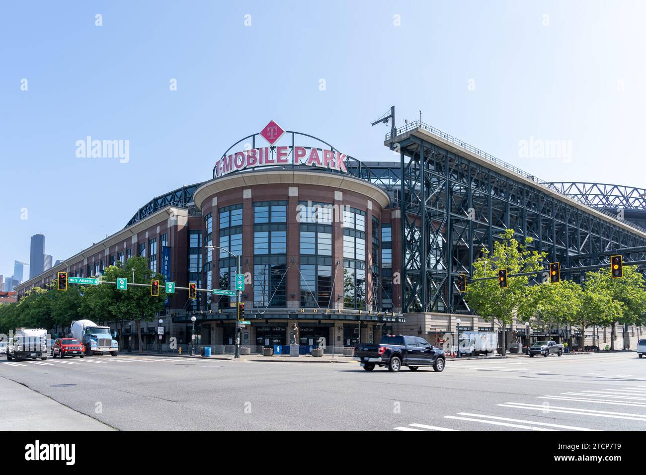 Stade T-Mobile Park à Seattle, Washington, États-Unis Banque D'Images