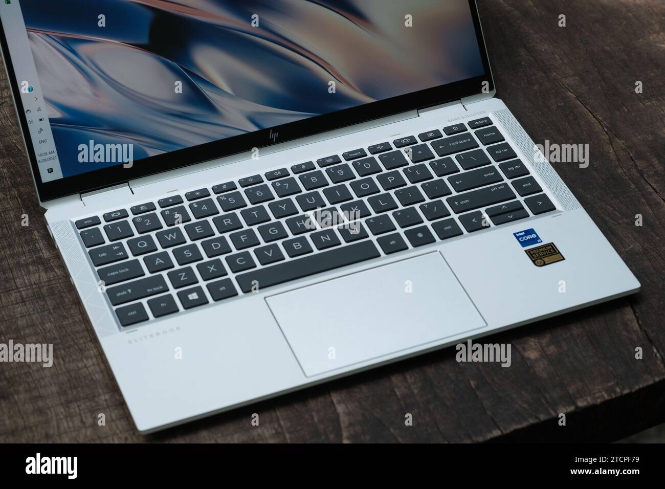 HCMC, VN - décembre 2023. Ordinateur portable HP EliteBook Banque D'Images