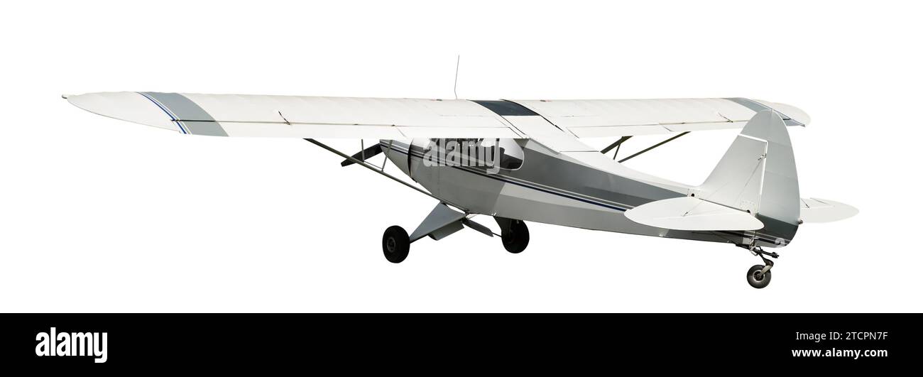 Avion de sport isolé sur un fond blanc propre Banque D'Images Avion de sport isolé sur un fond blanc propre Banque D'Images