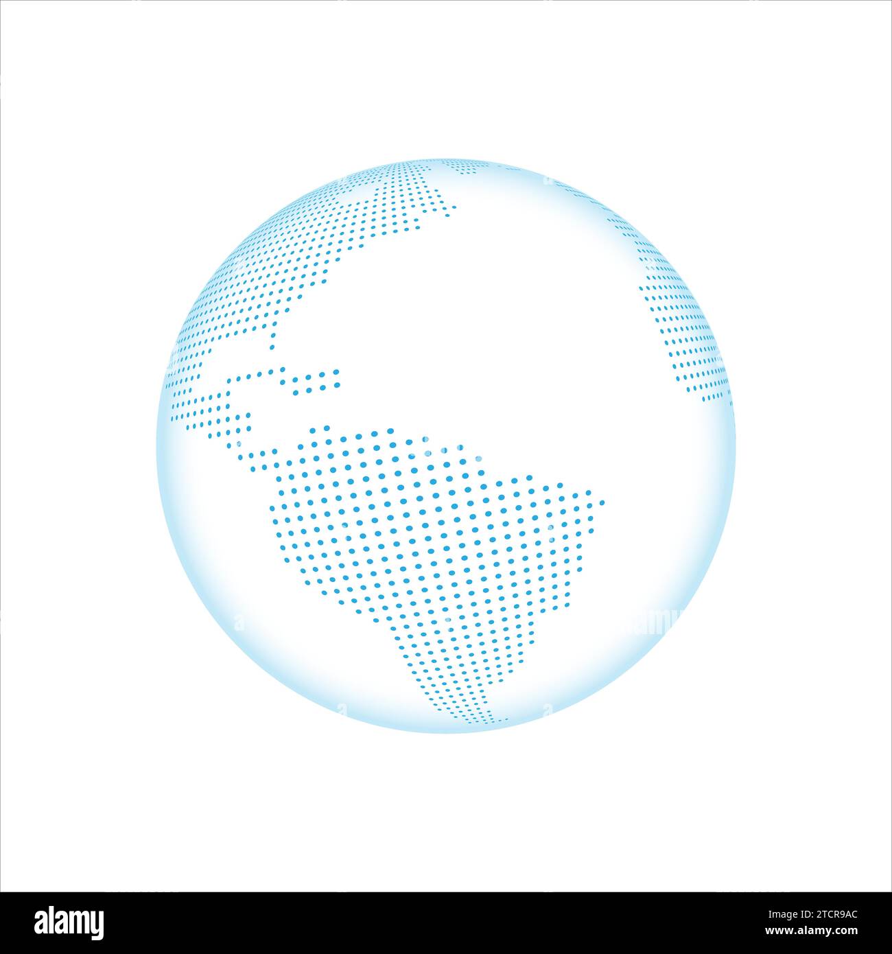 illustration de fond de vecteur de carte du monde de globe pointillé Illustration de Vecteur