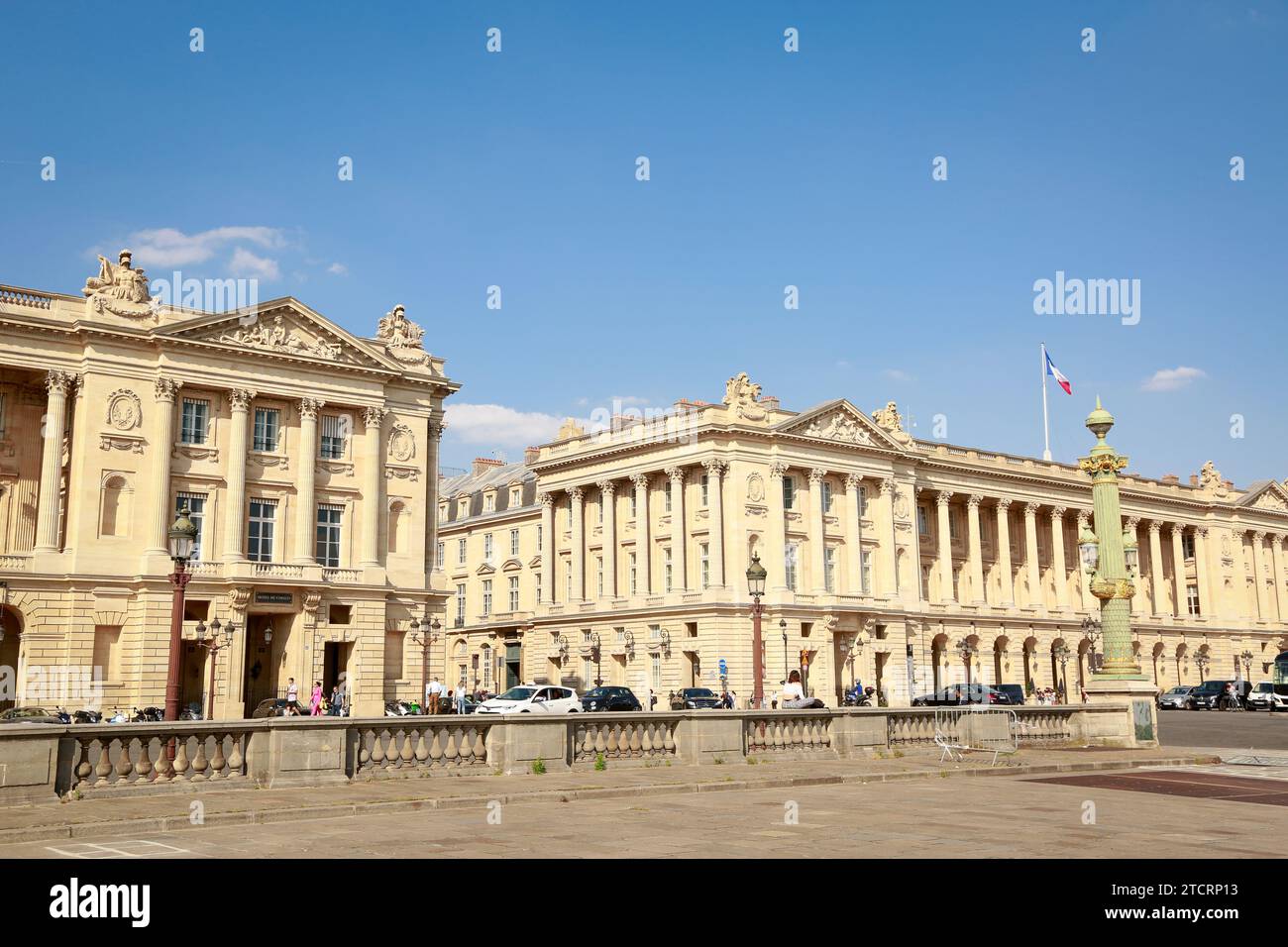 Place de la Concorde, l'une des places les plus célèbres de Paris, France Banque D'Images