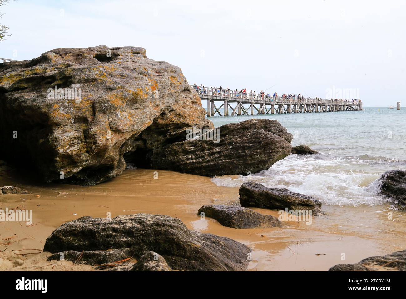 Île de Noirmoutier, Vendée, France. Banque D'Images