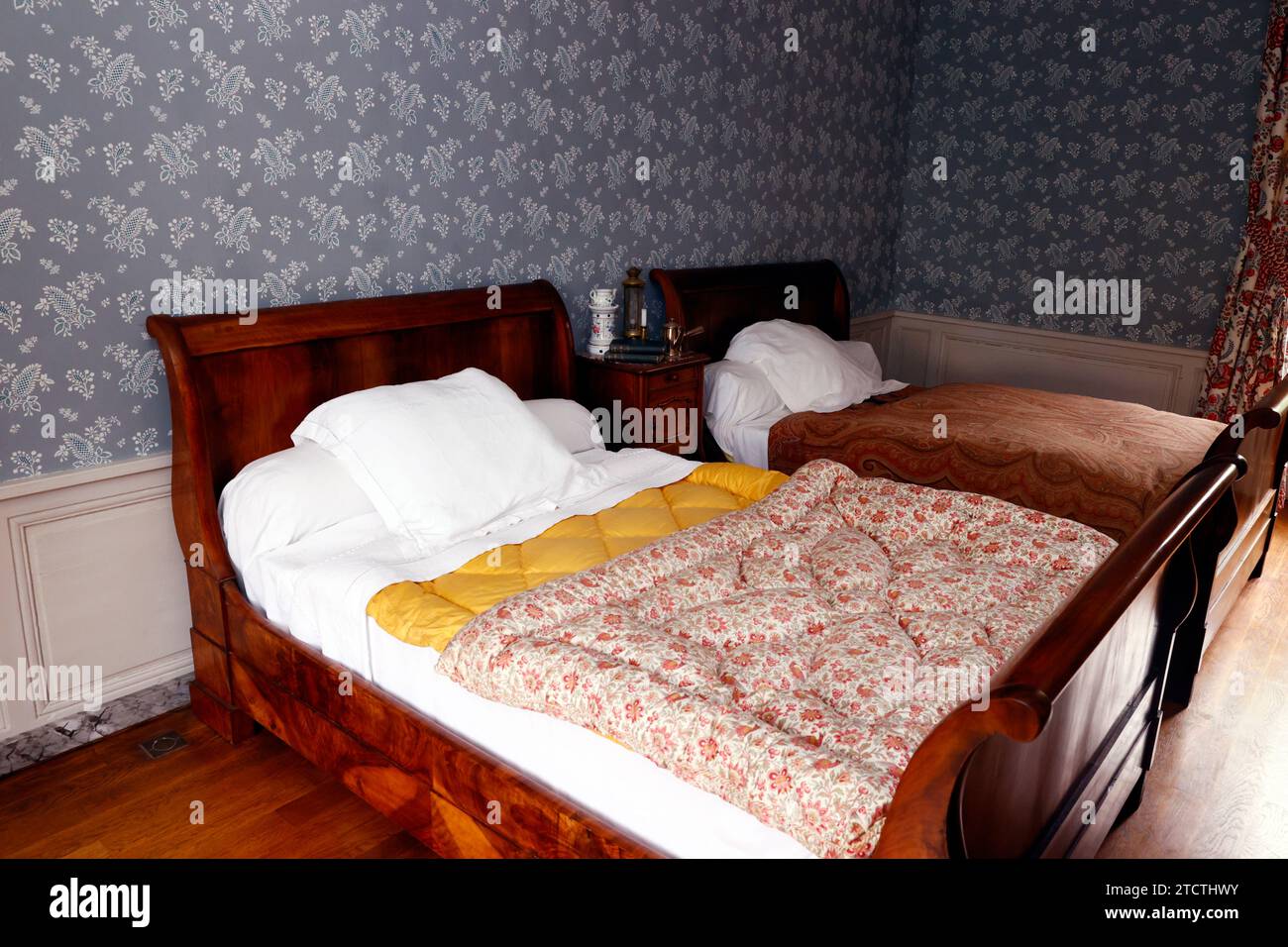 Saint Sauveur en Puisaye, Maison de Colette. Sidonie Gabrielle Colette était une romancière française ( 1873 - 1954 ). France. Banque D'Images