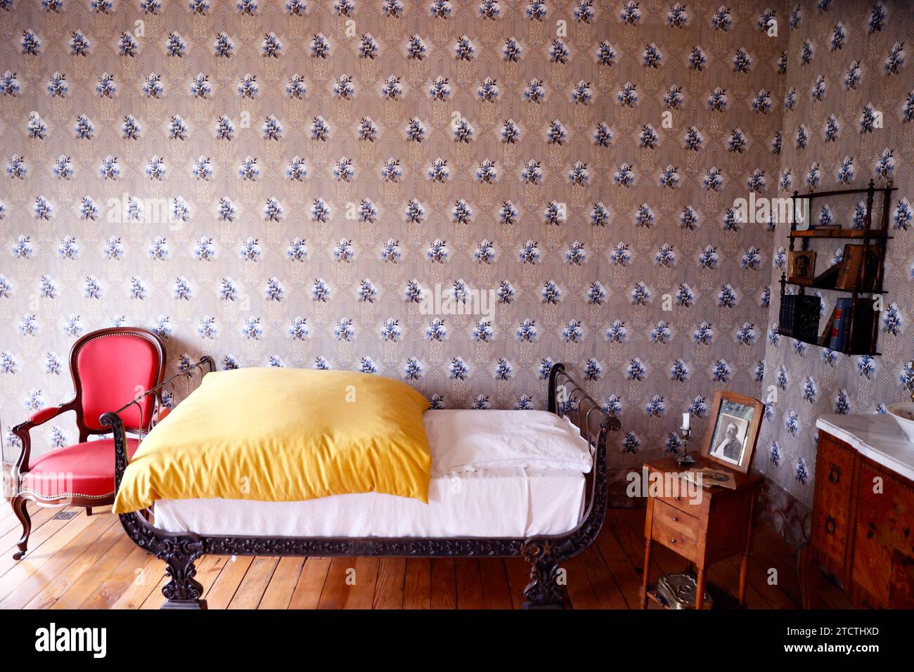 Saint Sauveur en Puisaye, Maison de Colette. Sidonie Gabrielle Colette était une romancière française ( 1873 - 1954 ). France. Banque D'Images