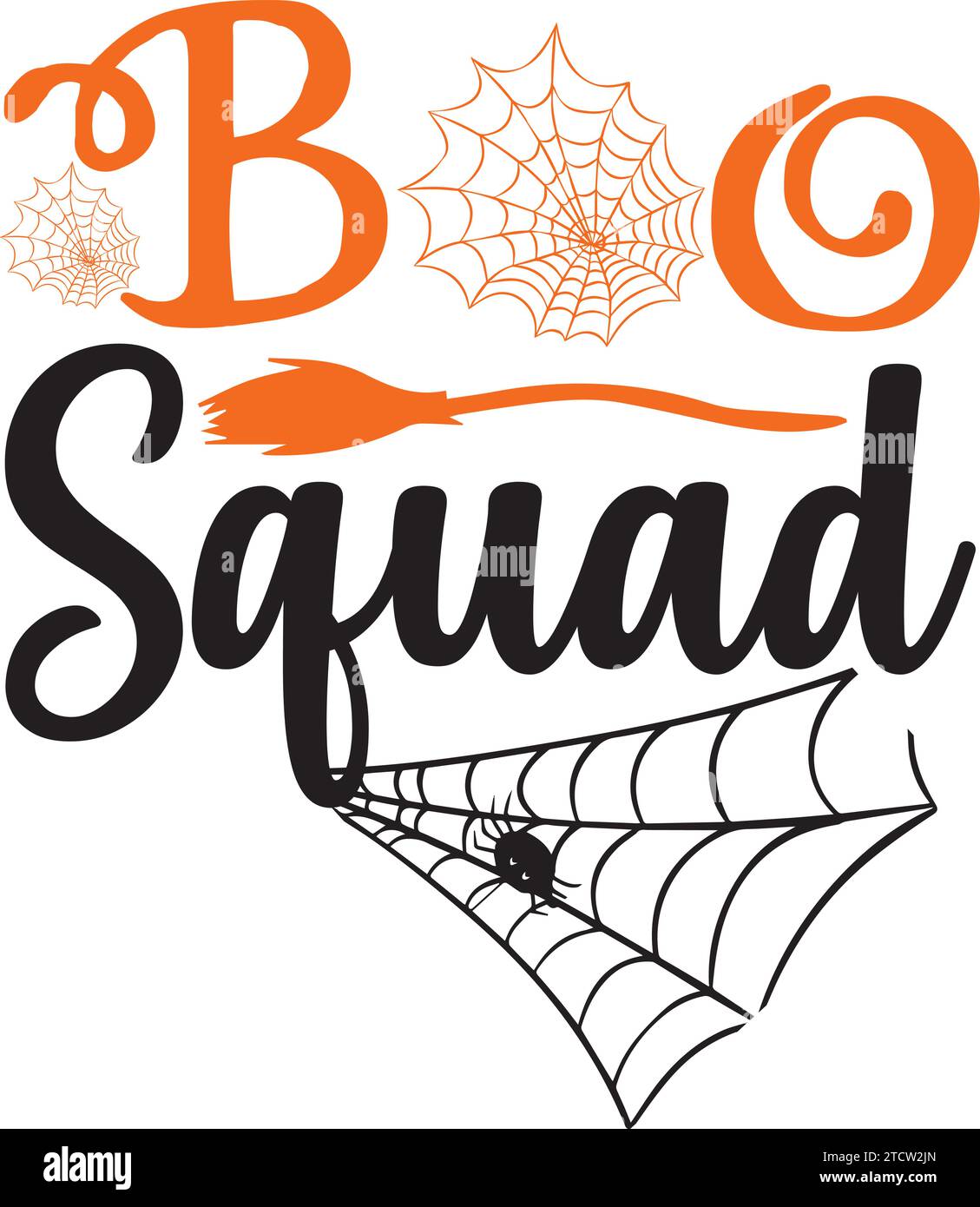Boo Squad, Halloween SVG Design Illustration de Vecteur