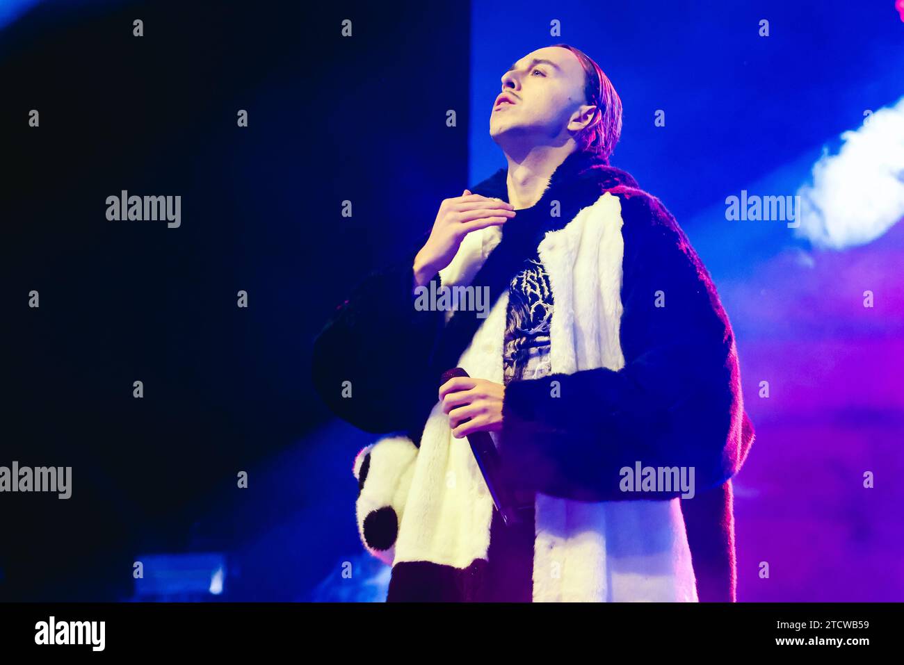 Milan, Italie. 21 novembre 2023. Tommy Cash se produit en live à fabrique à Milan, en Italie, le 21 novembre 2023. (Photo Alessandro Bremec/NurPhoto) crédit : NurPhoto SRL/Alamy Live News Banque D'Images