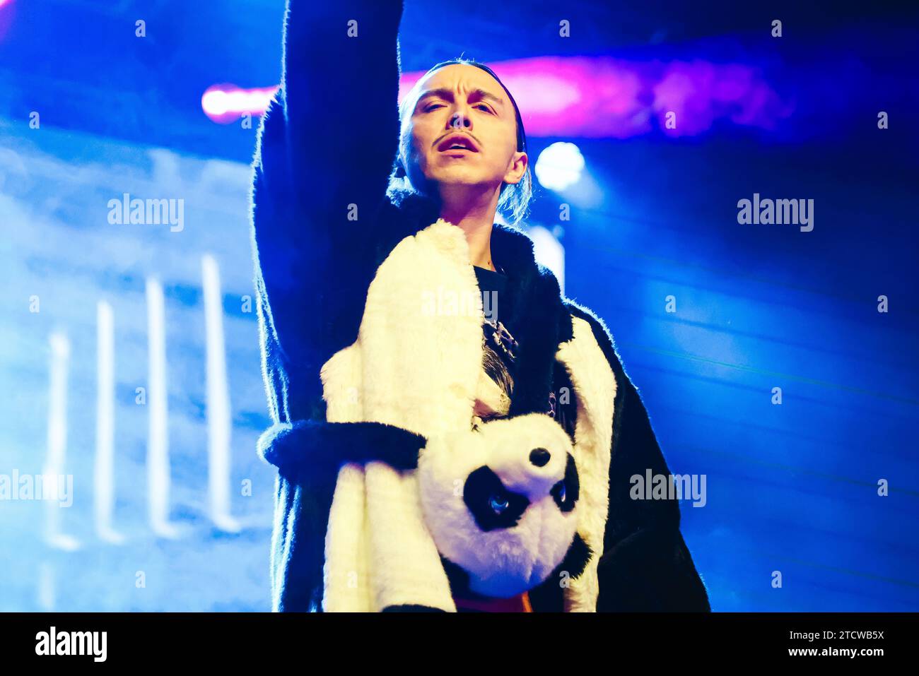 Milan, Italie. 21 novembre 2023. Tommy Cash se produit en live à fabrique à Milan, en Italie, le 21 novembre 2023. (Photo Alessandro Bremec/NurPhoto) crédit : NurPhoto SRL/Alamy Live News Banque D'Images