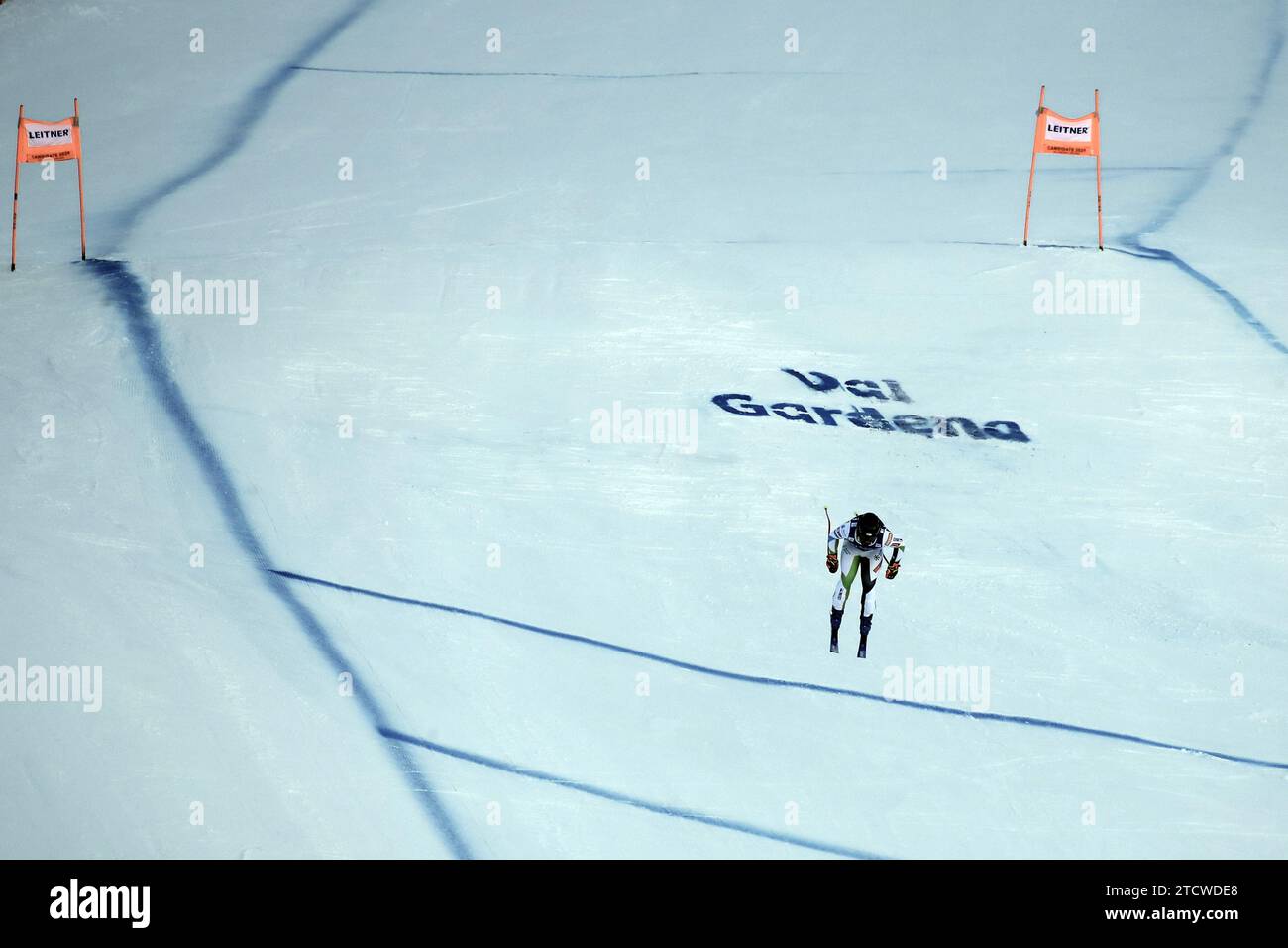 Val Gardena, Tyrol du Sud, Italie. 14 décembre 2023. Audi FIS coupe du monde de ski finale 2023 jour 1 ; Martin Cater (SLO) en action. Crédit : action plus Sports/Alamy Live News Banque D'Images