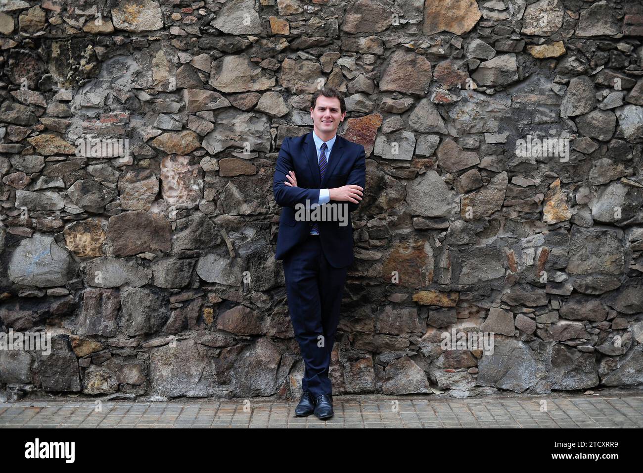 Barcelone, 01/16/2015. Entretien avec le leader des citoyens, Albert Rivera. Photos : Ines Baucells. ARCHDC. Crédit : Album / Archivo ABC / Inés Baucells Banque D'Images