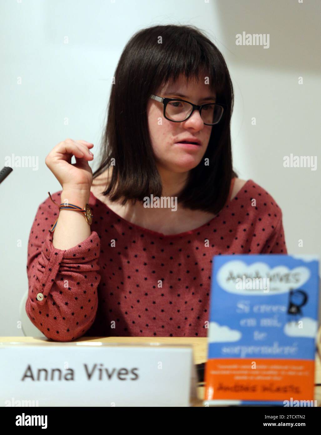 Madrid-17-3-2014.-Anna vives et Vicente del Bosque lors de la présentation du livre «si vous croyez en moi, je vais vous surprendre.»-photo Ernesto Acute.archdc. Crédit : Album / Archivo ABC / Ernesto Agudo Banque D'Images