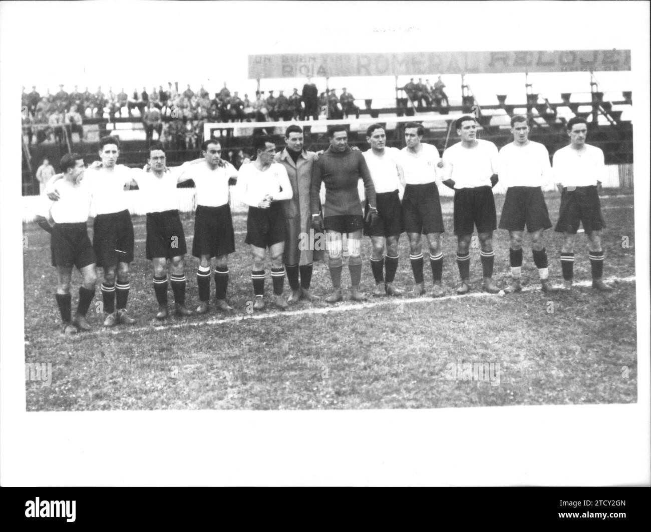 Racing de Santander dans la saison 1933-1934. Crédit : Album / Archivo ABC / Samot Banque D'Images