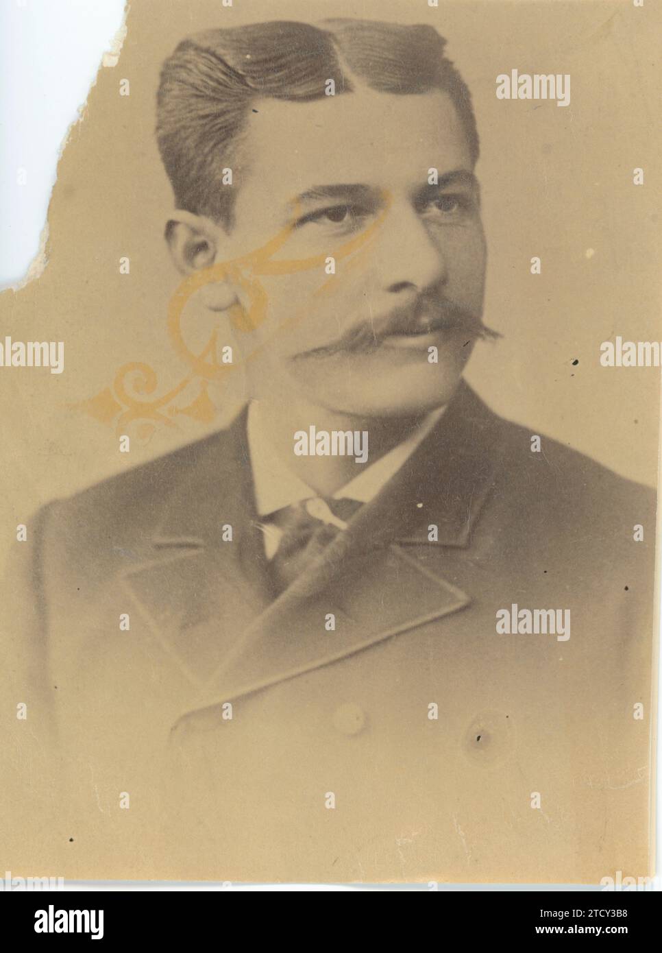 1895. Guerre de Cuba. Photographie du chef de la guérilla cubaine Severo Pina. Crédit : Album / Archivo ABC / Trelles Banque D'Images