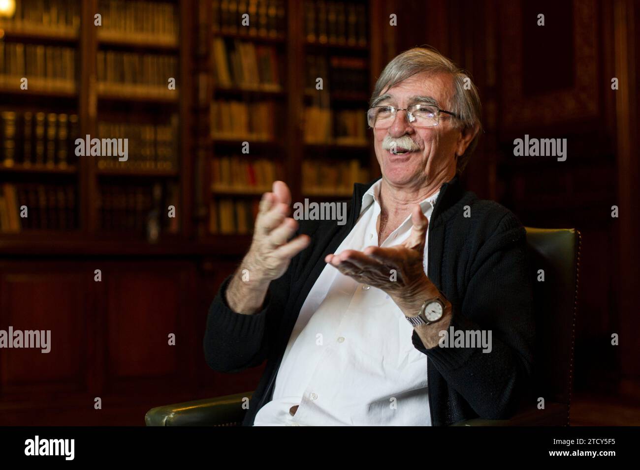 Madrid, 04/20/2017. Entretien avec le frère du Che, Juan Martín Guevara. Photo : Isabel Permuy Archdc. Crédit : Album / Archivo ABC / Isabel B Permuy Banque D'Images