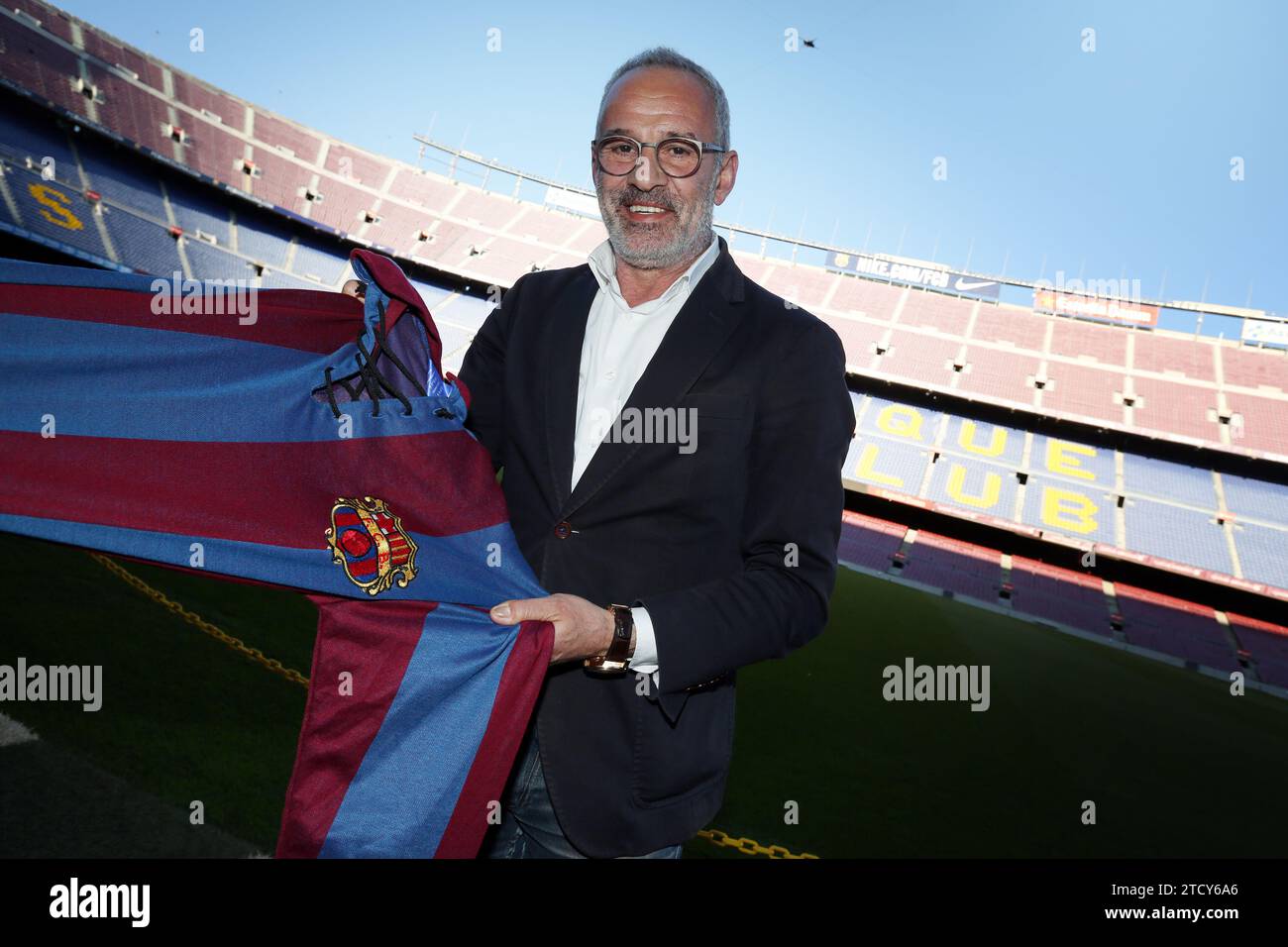 Barcelone, 03/29/2017. Entretien avec Julio Alberto, ancien joueur du Barcelona football Club au Camp Nou. Photo : Orio Campuzano ARCHDC. Crédit : Album / Archivo ABC / Oriol Campuzano Banque D'Images