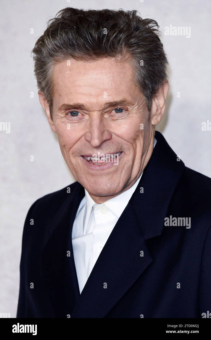 Willem Dafoe beim Gala-projection des Kinofilms Poor Things im Barbican Centre. Londres, 14.12.2023 *** Willem Dafoe à la projection de gala du film Poor Things au Barbican Centre London, 14 12 2023 Foto:XS.xVasx/xFuturexImagex Poor_3266 Banque D'Images