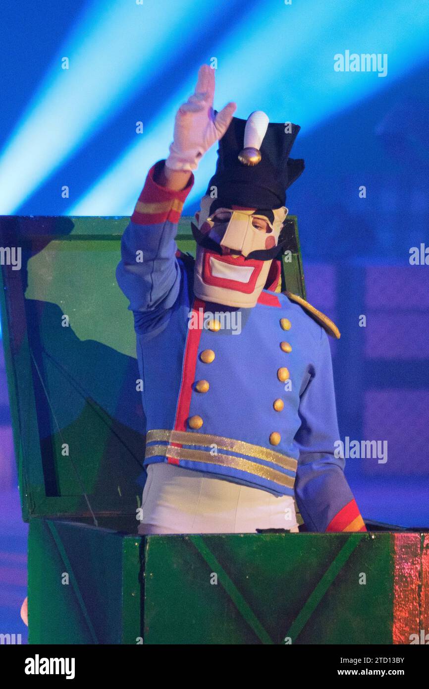 Dansez lors de la présentation du spectacle Christmas on Ice The Nutcracker au Madrid Arena. 15 décembre 2023 Espagne (photo par Oscar Go Banque D'Images