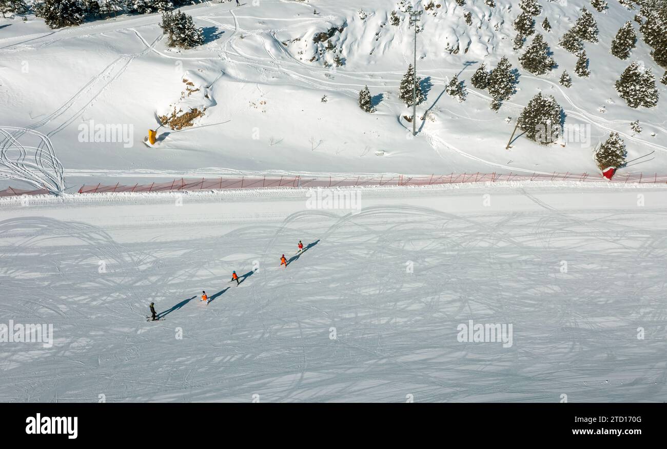 Ergan ski Resort View, Erzincan, Turquie Banque D'Images