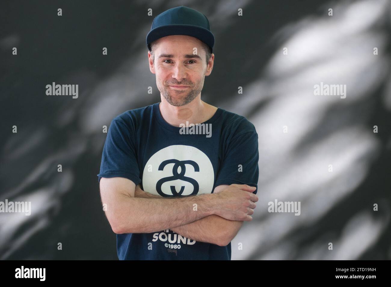 Crochet Dave musicien assiste à un photocall au cours de l'Edinburgh International Book Festival le 12 août 2017 à Édimbourg, en Écosse. Banque D'Images