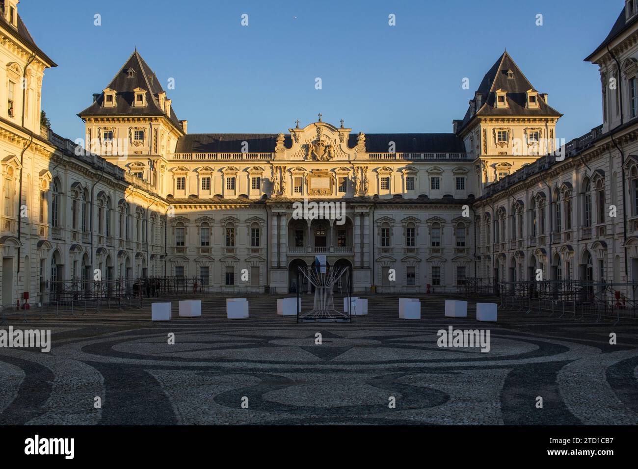 Château Valentino à Turin, patrimoine de l'UNESCO depuis 1997 Banque D'Images