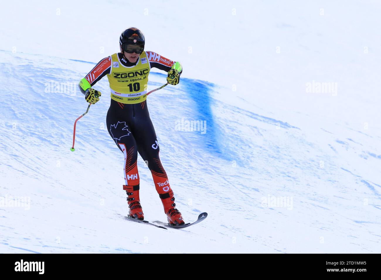 15 décembre 2023, Val Gardena, Tyrol du Sud, Italie ; Audi FIS ski World Cup 2023 Day 2 ; Homme 1st Super-G ; Jeffrey Read (CAN) Banque D'Images