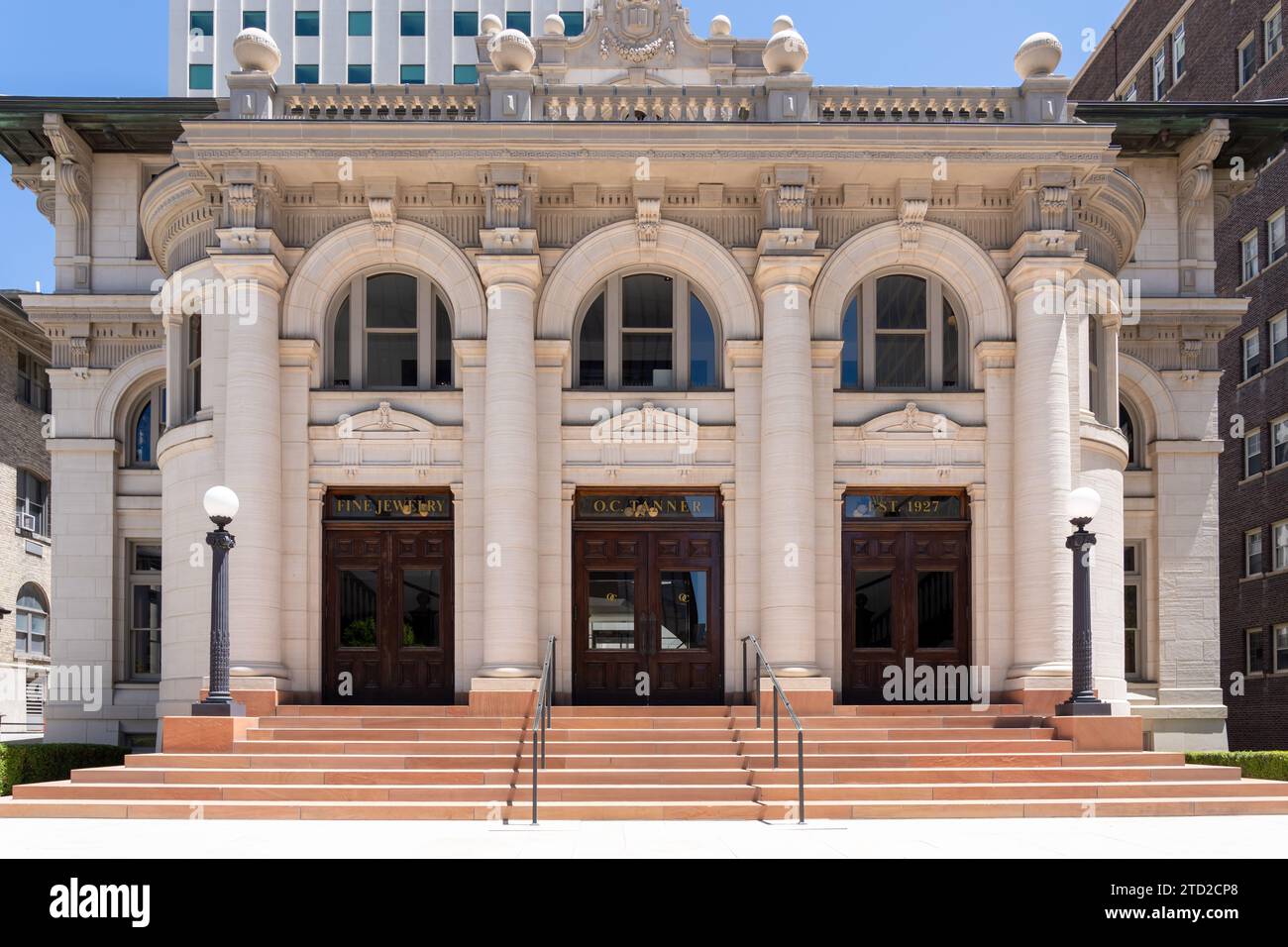 Magasin O.C. Tanner Jewelers dans le centre-ville de Salt Lake City, UT, États-Unis Banque D'Images