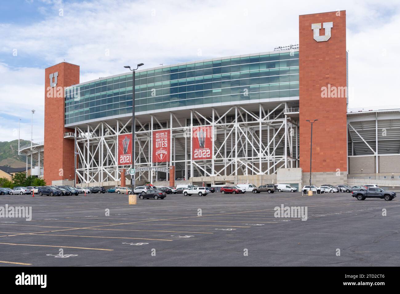 Stade Rice-Eccles à l'Université de l'Utah à Salt Lake City, Utah, États-Unis Banque D'Images