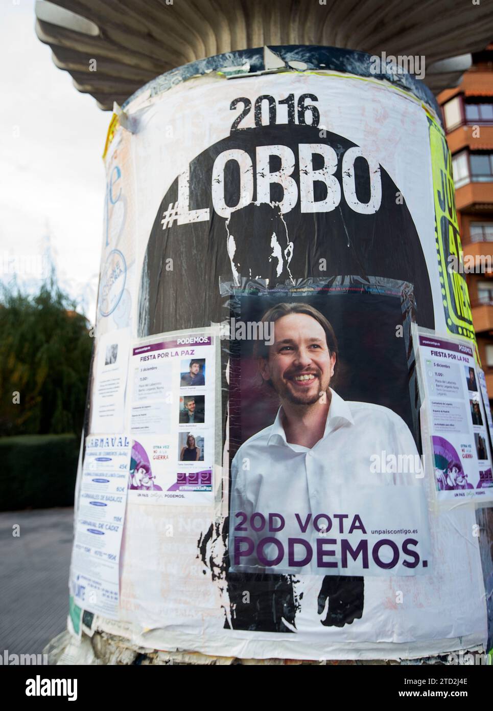 Madrid, 12/04/2015. Affiches électorales. Photo : Ángel de Antonio Archdc. Crédit : Album / Archivo ABC / Ángel de Antonio Banque D'Images Madrid, 12/04/2015. Affiches électorales. Photo : Ángel de Antonio Archdc. Crédit : Album / Archivo ABC / Ángel de Antonio Banque D'Images