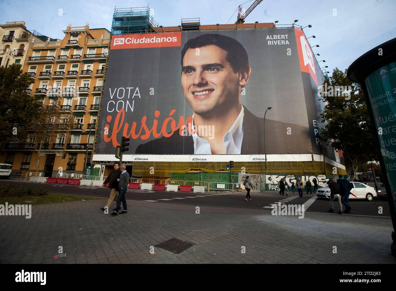 Madrid, 12/04/2015. Affiches électorales. Photo : Ángel de Antonio Archdc. Crédit : Album / Archivo ABC / Ángel de Antonio Banque D'Images Madrid, 12/04/2015. Affiches électorales. Photo : Ángel de Antonio Archdc. Crédit : Album / Archivo ABC / Ángel de Antonio Banque D'Images