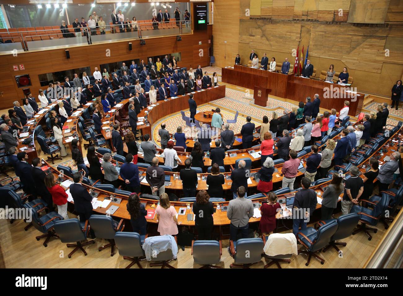 Madrid, 03/10/2019. Session plénière de l'assemblée de Madrid. Photo : Jaime García. Archdc. Crédit : Album / Archivo ABC / Jaime García Banque D'Images