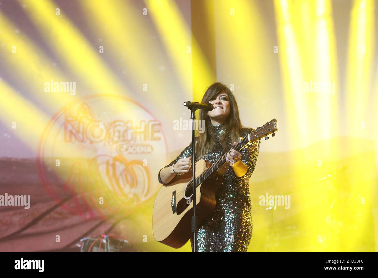 Madrid, 03/23/2019. La nuit de Cadena 100. In the image, concert de Vanesa Martín. Photo : Isabel Permuy Archdc. Crédit : Album / Archivo ABC / Isabel B Permuy Banque D'Images