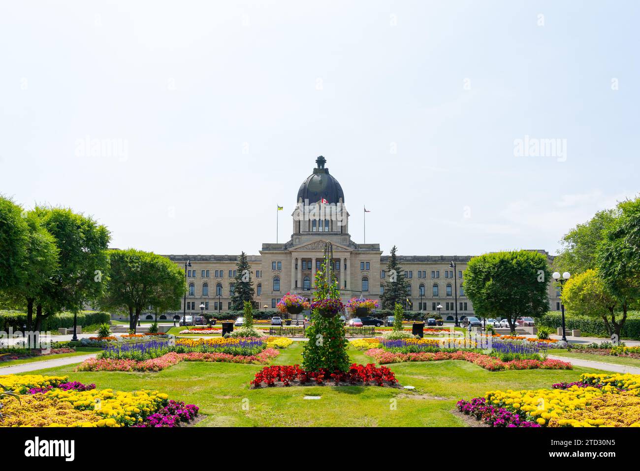 Palais législatif de la Saskatchewan à Regina, Saskatchewan, Canada Banque D'Images
