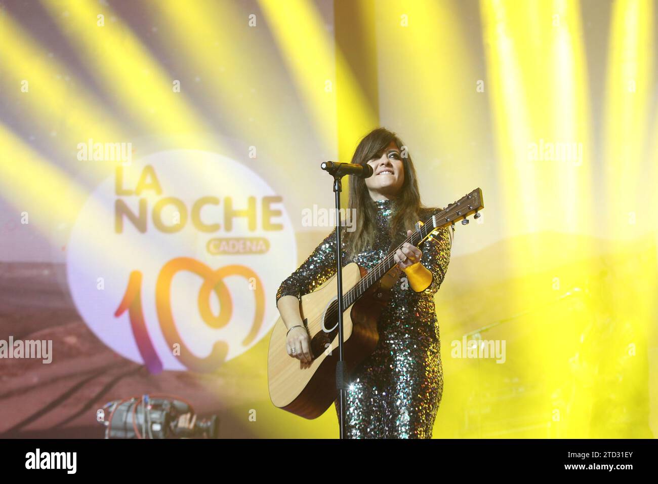 Madrid, 03/23/2019. La nuit de Cadena 100. In the image, concert de Vanesa Martín. Photo : Isabel Permuy Archdc. Crédit : Album / Archivo ABC / Isabel B Permuy Banque D'Images