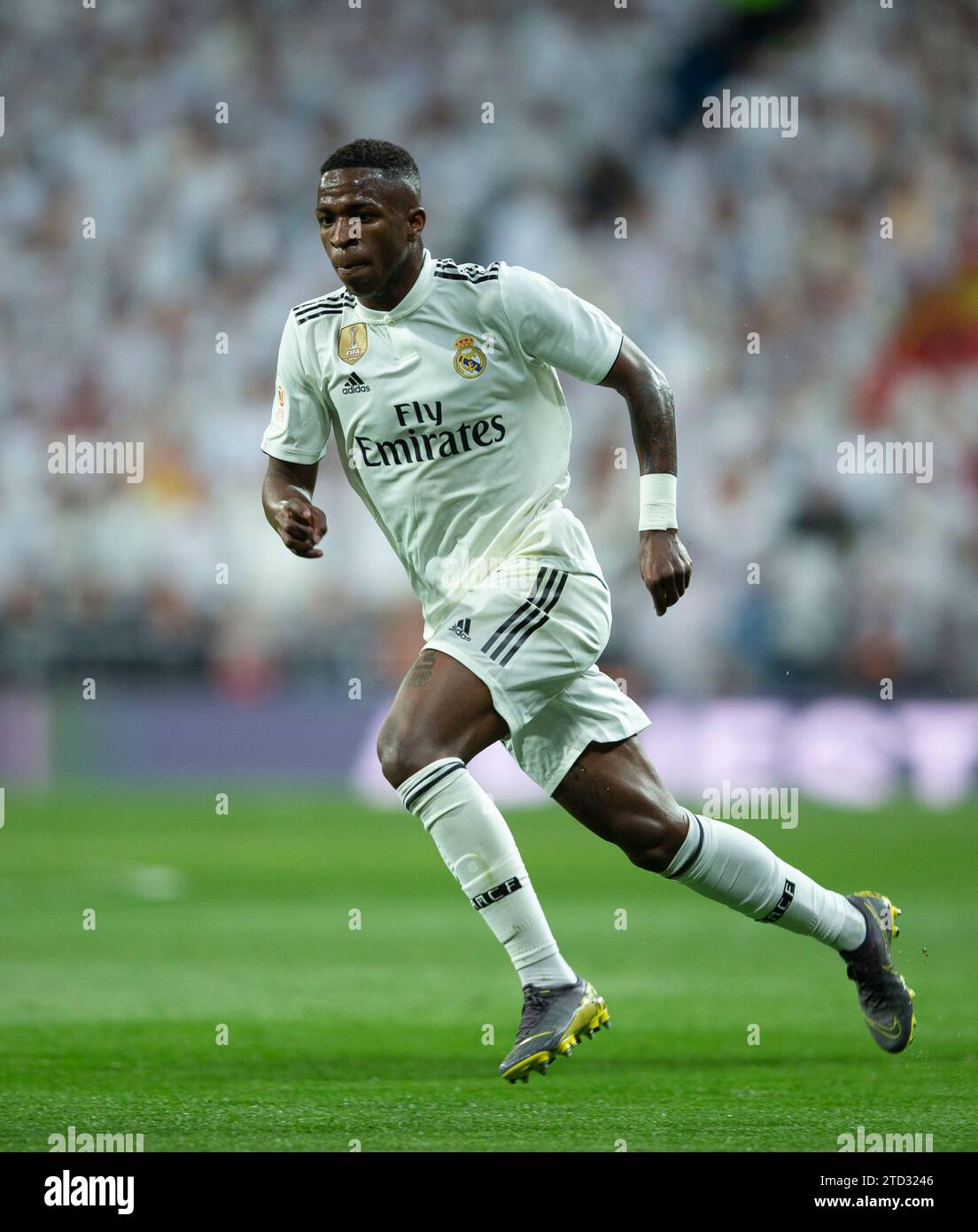 Madrid, 02/27/2019. Deuxième étape de la demi-finale de la Copa del Rey, disputée au stade Santiago Bernabéu, entre le Real Madrid et Barcelone. Photo : Ignacio Gil ARCHDC. Crédit : Album / Archivo ABC / Ignacio Gil Banque D'Images