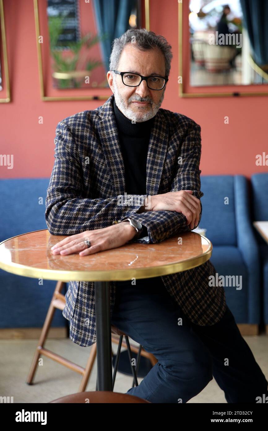 Madrid, 03/12/2019. Entretien avec l'écrivain Eloy Tizón. Photo : Ernesto Agudo. Archdc. Crédit : Album / Archivo ABC / Ernesto Agudo Banque D'Images