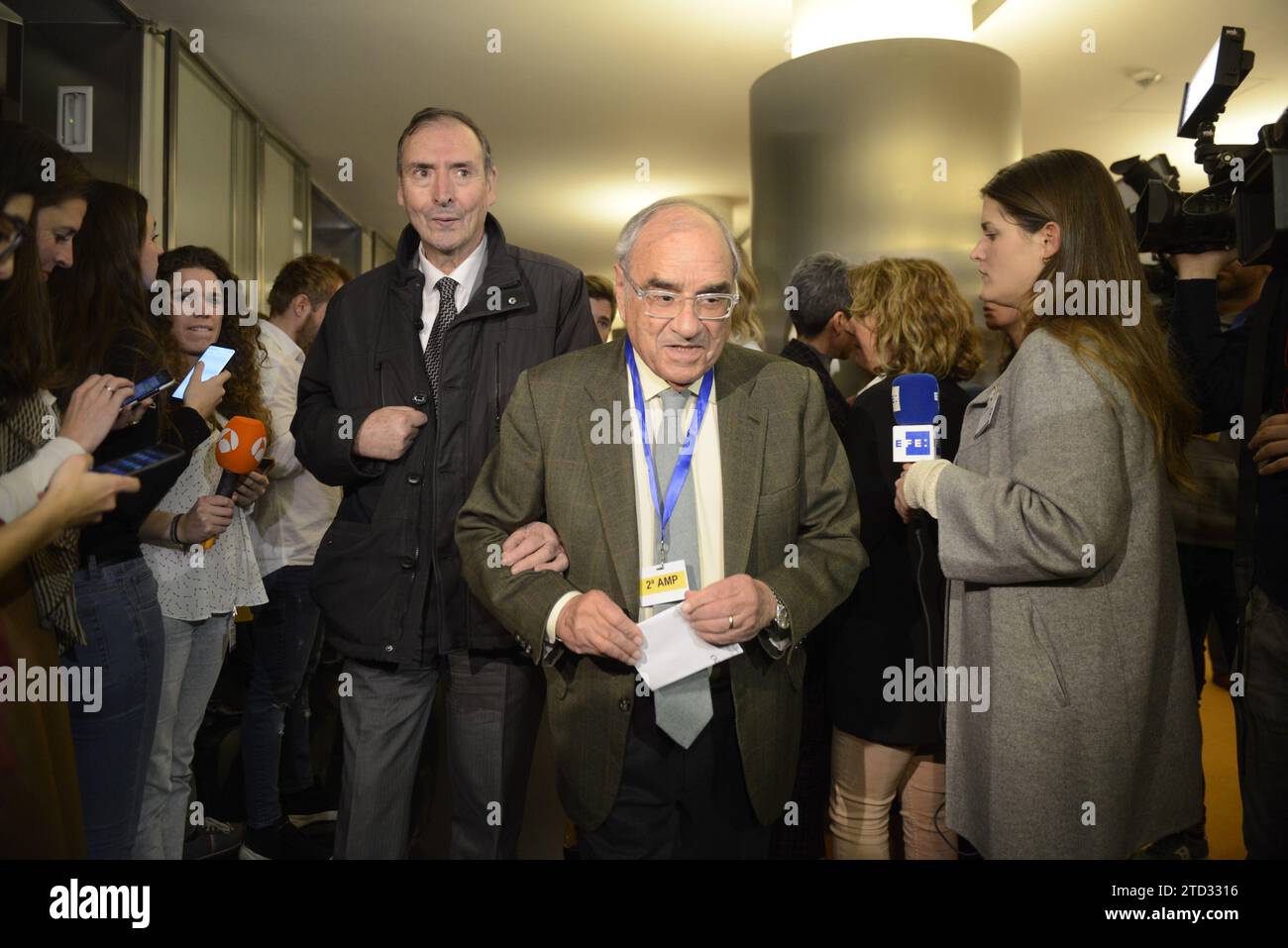 Madrid, 02/06/2019. Présentation du livre d'Alfonso Guerra, "l'Espagne en laquelle je crois", au Congrès des députés. Photo : Maya Balanya. ARCHDC. Crédit : Album / Archivo ABC / Maya Balanya Banque D'Images