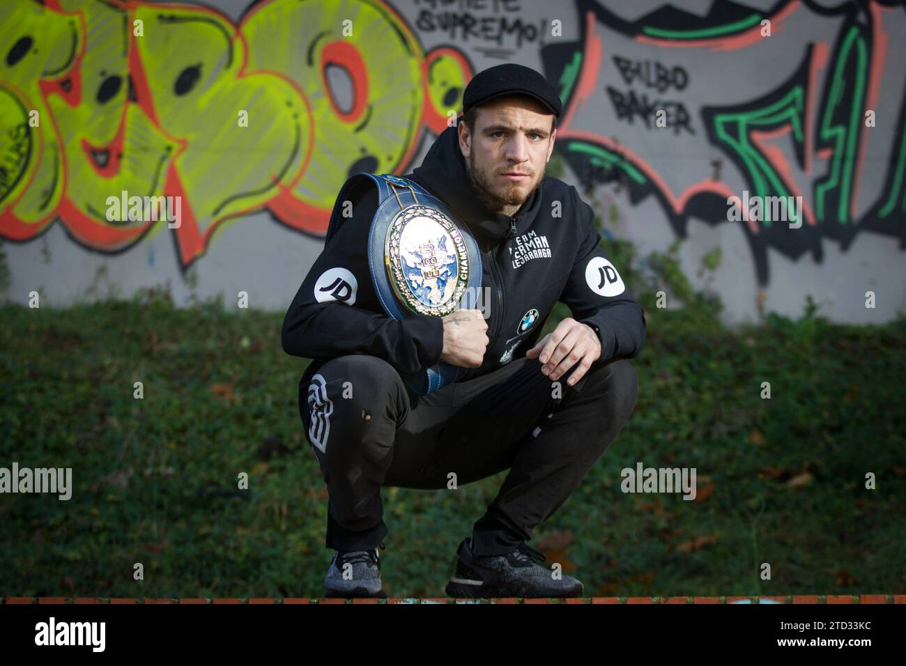 Madrid, 12/04/2018. Entretien avec le boxeur Kerman Lejarraga. Photo : Isabel Permuy Archdc. Crédit : Album / Archivo ABC / Isabel B Permuy Banque D'Images Madrid, 12/04/2018. Entretien avec le boxeur Kerman Lejarraga. Photo : Isabel Permuy Archdc. Crédit : Album / Archivo ABC / Isabel B Permuy Banque D'Images