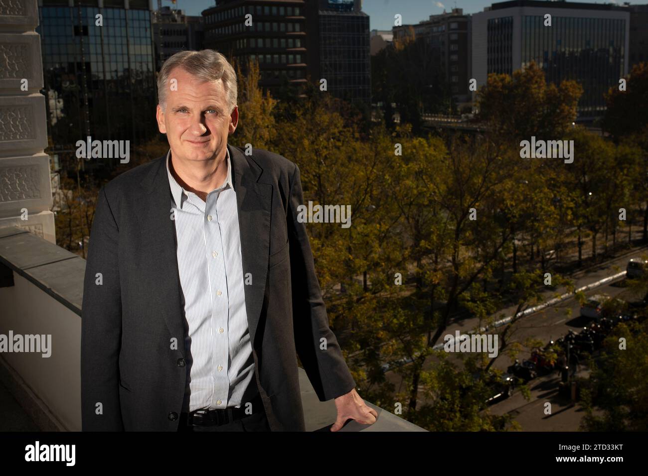 Madrid, 12/04/2018. Entretien avec Timothy Snyder. Photo : Maya Balanya Archdc. Crédit : Album / Archivo ABC / Maya Balanya Banque D'Images