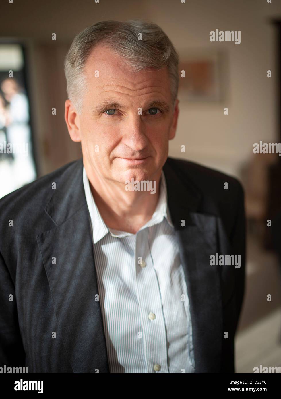 Madrid, 12/04/2018. Entretien avec Timothy Snyder. Photo : Maya Balanya Archdc. Crédit : Album / Archivo ABC / Maya Balanya Banque D'Images Madrid, 12/04/2018. Entretien avec Timothy Snyder. Photo : Maya Balanya Archdc. Crédit : Album / Archivo ABC / Maya Balanya Banque D'Images