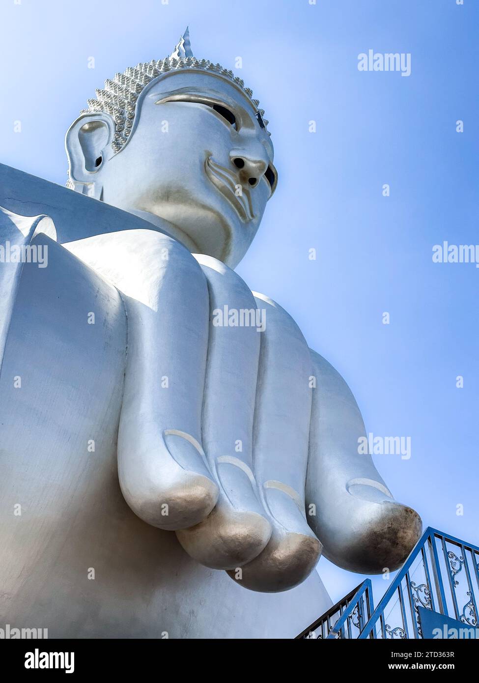 Wat Roi Phra Phutthabat Phu Manorom, Mukdahan, Thaïlande Banque D'Images