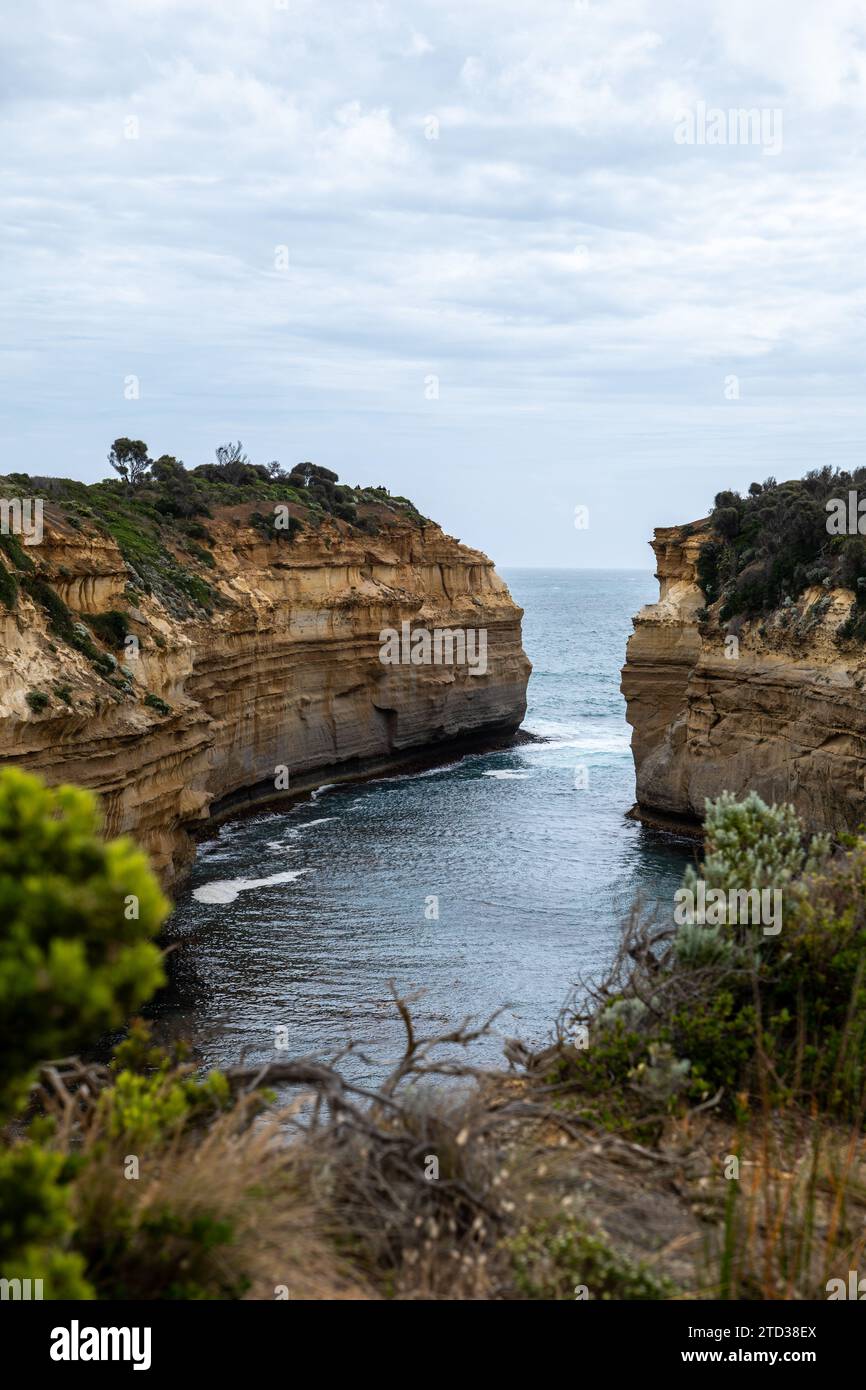Côte de l'océan Pacifique sur la Great Ocean Road Banque D'Images