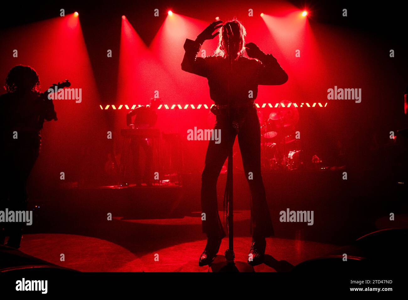 Copenhague, Danemark. 12 novembre 2023. Le chanteur et musicien américain Yves Tumor donne un concert live à VEGA à Copenhague. (Crédit photo : Gonzales photo - Thomas Rasmussen). Banque D'Images