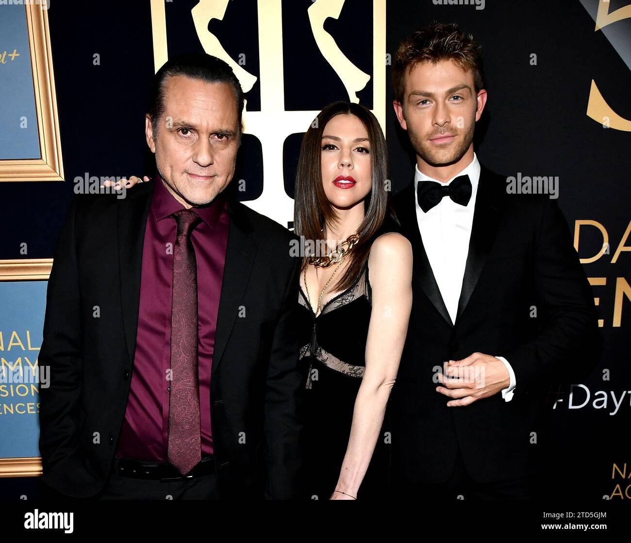 Los Angeles, États-Unis. 15 décembre 2023. Maurice Benard, Kate Mansi et Evan Hofer participent à la 50e édition des Daytime Emmy Awards qui se tient au Westin Bonaventure Hotel & Suites le 15 décembre 2023 à Hollywood, CA ©Steven Bergman/AFF-USA.COM crédit : AFF/Alamy Live News Banque D'Images