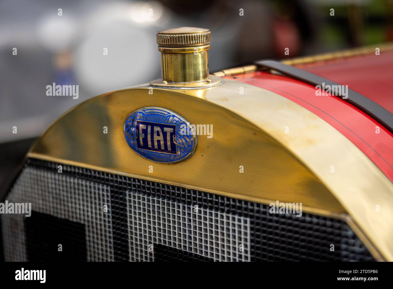 Fiat 28-40 HP Targa Florio Corsa 1906 badge radiateur. Banque D'Images
