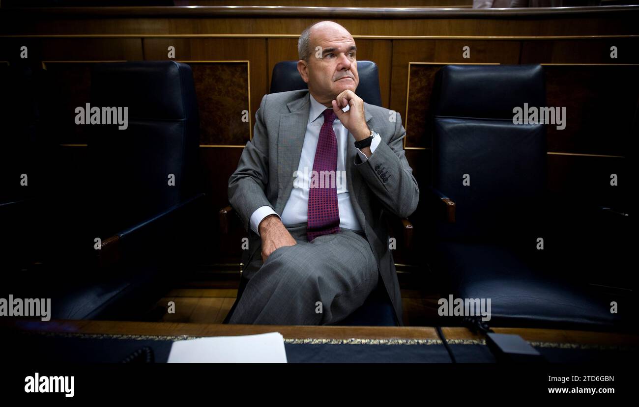 Madrid, 09/21/2011. Session de contrôle du gouvernement au Congrès des députés. Photo : Ignacio Gil. ARCHDC. Crédit : Album / Archivo ABC / Ignacio Gil Banque D'Images