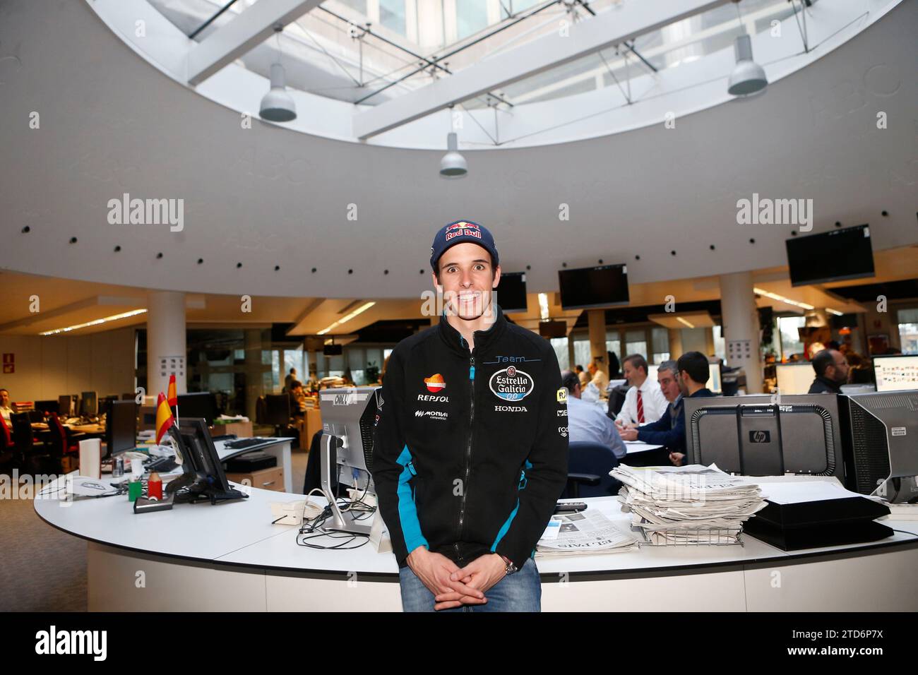 Madrid 3-12-2014 Alex Marquez visite ABC.es Chat... Photo : Angel de Antonio... Archdc. Crédit : Album / Archivo ABC / Ángel de Antonio Banque D'Images