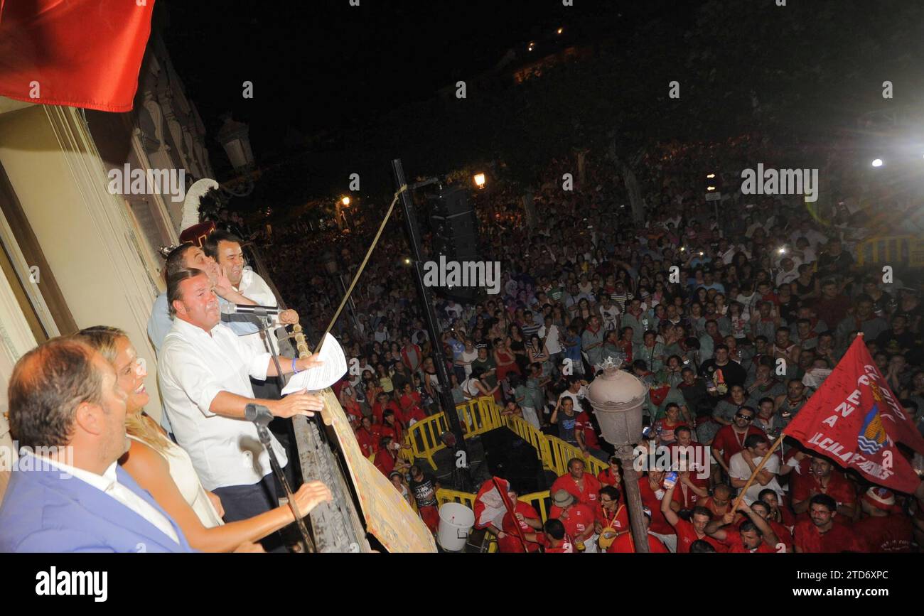 08/24/2013. Alcala de henares. Madrid. Espagne. Festivals d'Alcala. Annonce des foires de la peinture roiero 'toujours comme ceci' photo : de San Bernardo. Archidc de Saint Bernard. Crédit : Album / Archivo ABC / Eduardo San Bernardo Banque D'Images
