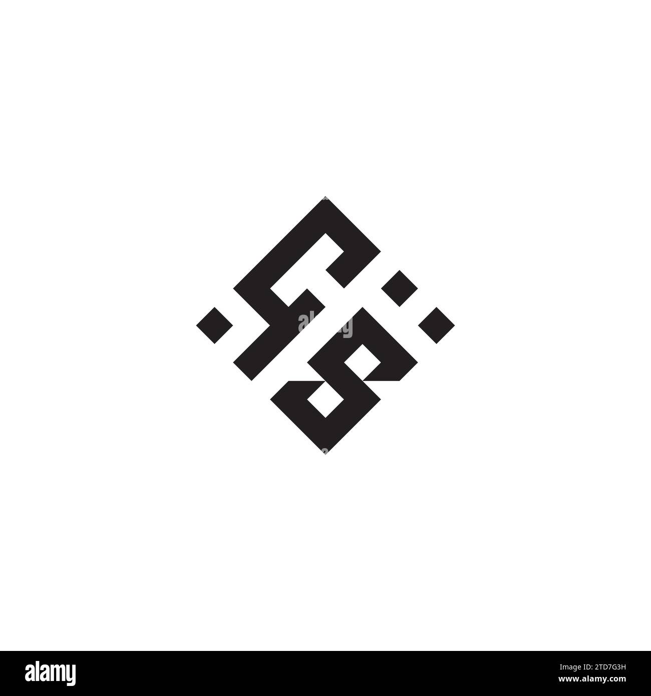 Logo de concept géométrique abstrait SC dans un design professionnel de haute qualité qui sera le meilleur pour le style de rue Illustration de Vecteur